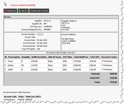 Invoice upload msi что это